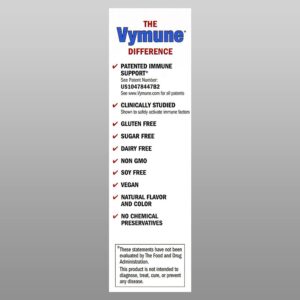 The Vymune Difference box label