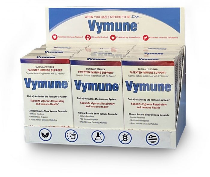 Vymune Counter display